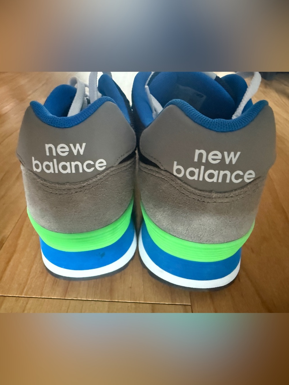 New Balance 515 ML515ST3 Men’s 11 Black Gray Blue Green Sneakers NWOT / NWOB - Picture 5 of 8